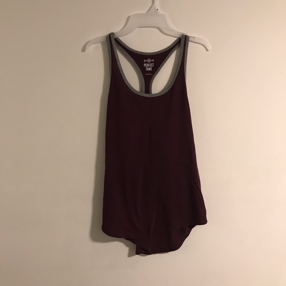 Maroon Racerback Tank Top